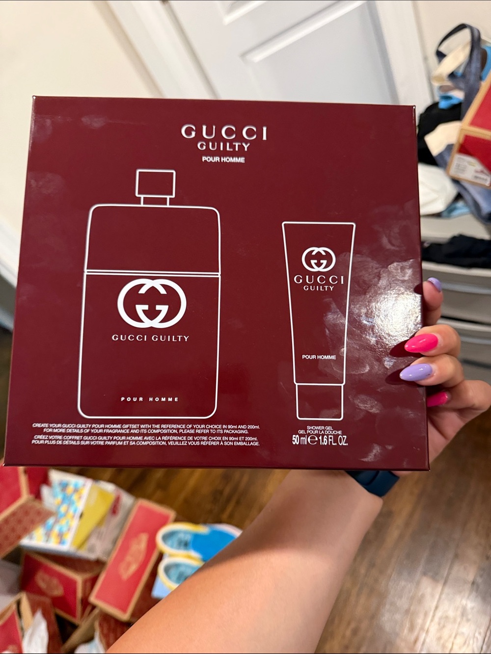 Gucci Beauty Presentation Box - Deep Burgundy EMPTY - Picture 3 of 3
